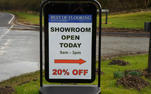 Storm Signs - Portable Displays